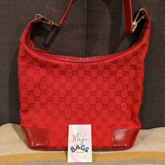 Gucci: Kim Kardashian Rouge Hobo Bag - Picture 3 of 14